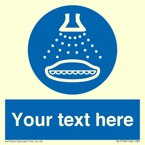 Custom start water spray in launch sequence